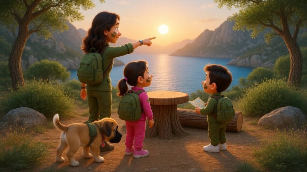 Operación Dudi, "enseñar la hora a los niños" aprender hora ninos naturaleza