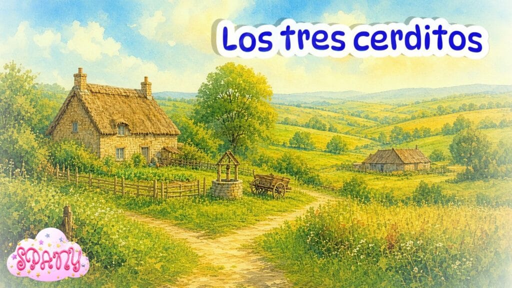 los tres cerditos spanyinfantil campiña inglesa
